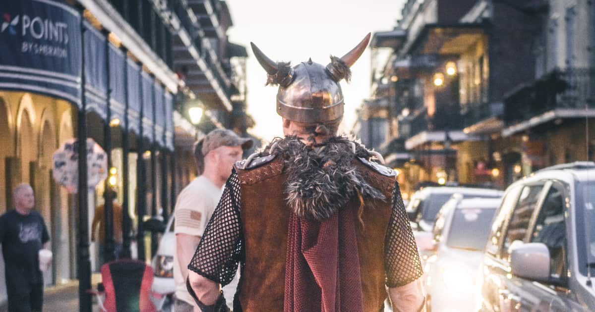 Viking in the city